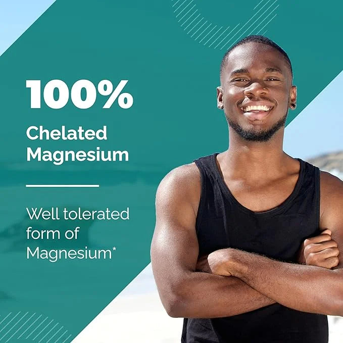 Magnesium Glycinate 400mg Capsules with Quercetin | Quality Sleep, Relaxation, Muscle, Bone Health & Immune Support | 120 ...