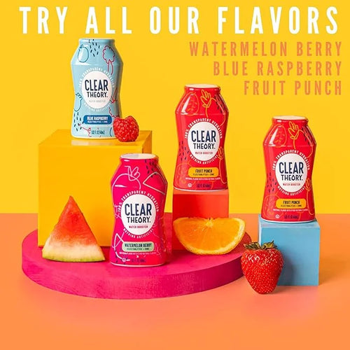 Clear Theory Water Flavoring Drops with Electrolytes, Water Enhancer Liquid Flavored Water Drink Mix, Hydration for Kids, ...