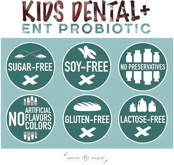Children's Probiotics, 60 Cherry-Pomegranate Chewables - Easy to Swallow, Helps Digestive & Immune Support, Oral Probiotic...