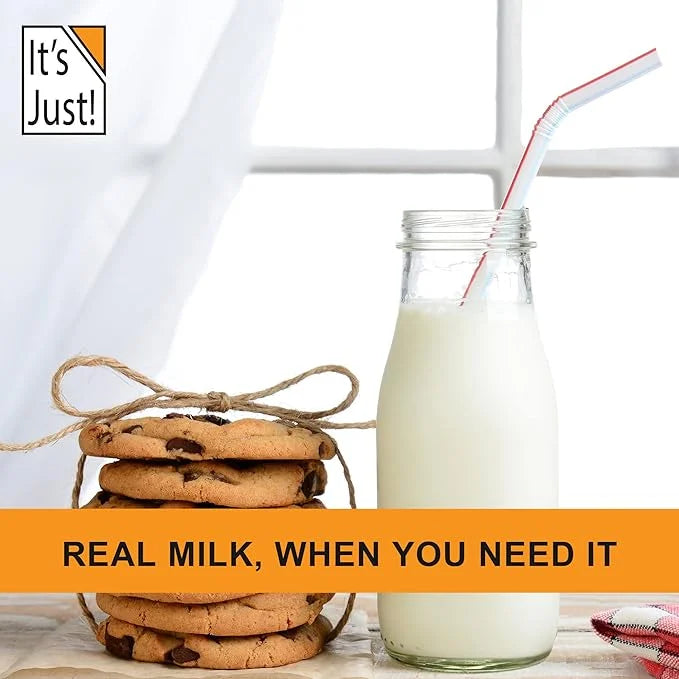 It's Just - Powdered Non-Fat (Skim) Milk, rBST/rBGH Hormone Free, Shelf Stable, Just Add Water, Makes Over 1.5 Gallon Milk...