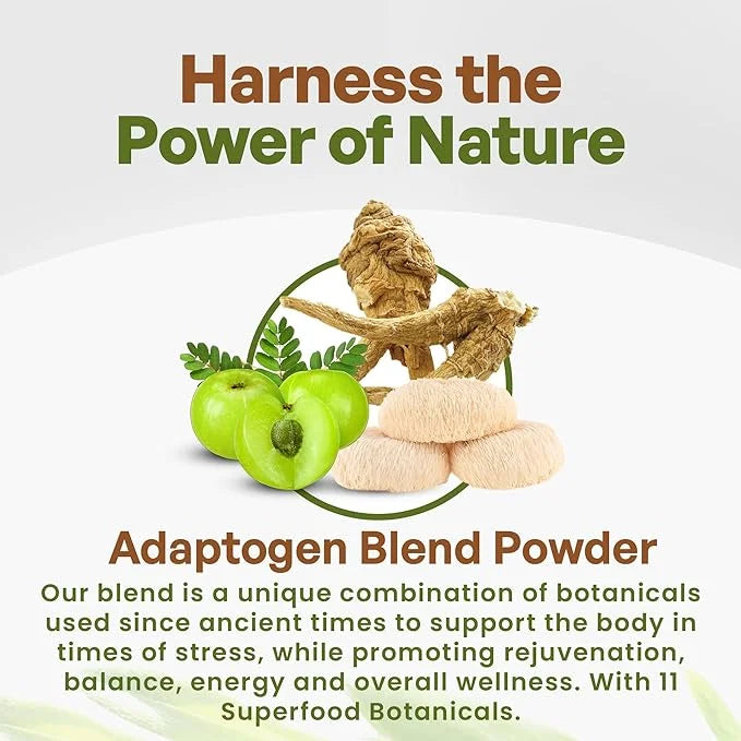 Go Nutra Adaptogen Blend Organic Superfood 8oz