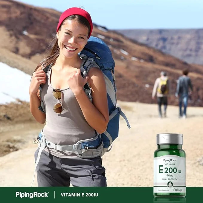 Piping Rock Vitamin E 200 IU 90mg | 100 Softgel