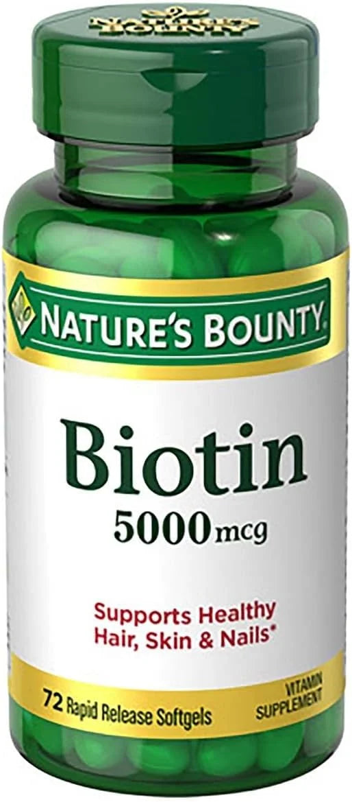 Nature's Bounty Biotin 5000 mcg Liquid 72 ea 3)
