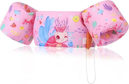 Moko Toddler Swim Vest for Kids, 20-50 lbs/22-66 lbs Clearance Swim Arm Band Cartoon Swimming Wings Pool Float Vests Sleev...