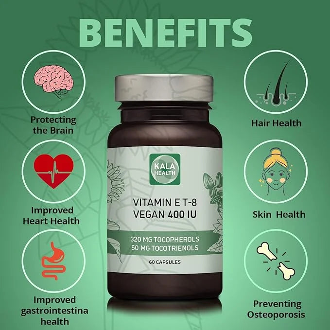 Kala Health Vitamin E 8 Tocopherols 400 IU