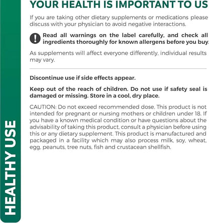 Immune Support Supplement (Non-GMO) Elderberry Vitamin 500mg Immune 60 Vegetarian