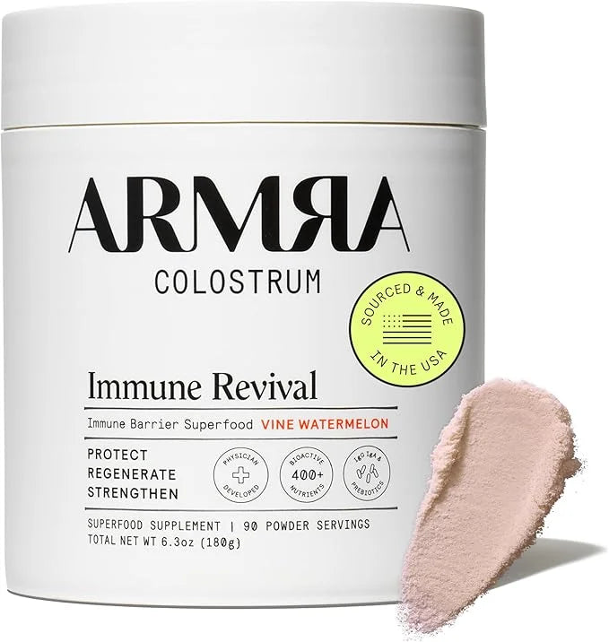 ARMRA Colostrum™ Premium Powder, Grass Fed, Gut Health Bloating Immunity Skin & Hair, Contains 400+ Bioactive Nutrients, P...