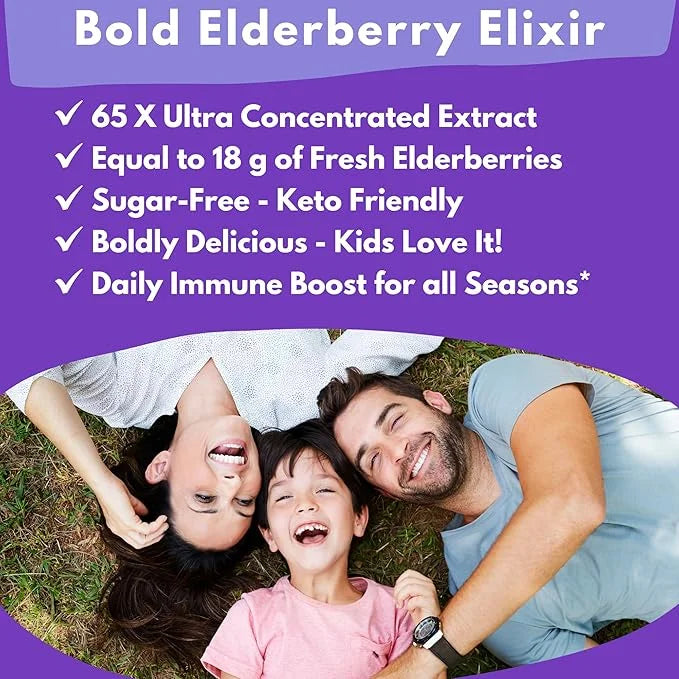 Elderberry Elixir – 65x Concentrated Extract 4 Fl.