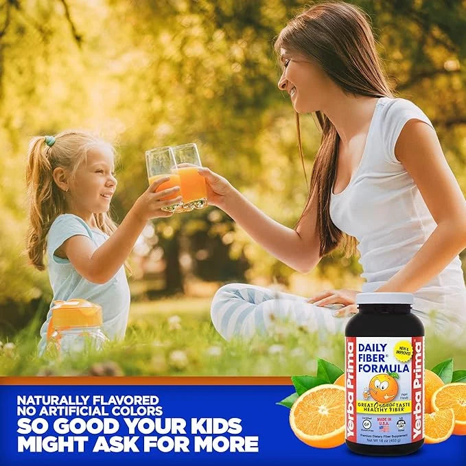 Yerba Prima Orange Daily Fiber Formula 1pound