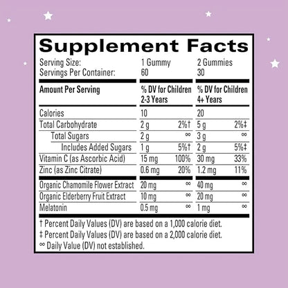Hyland's Naturals Kids Organic Elderberry Plus 48 Vegan 60 Vegan