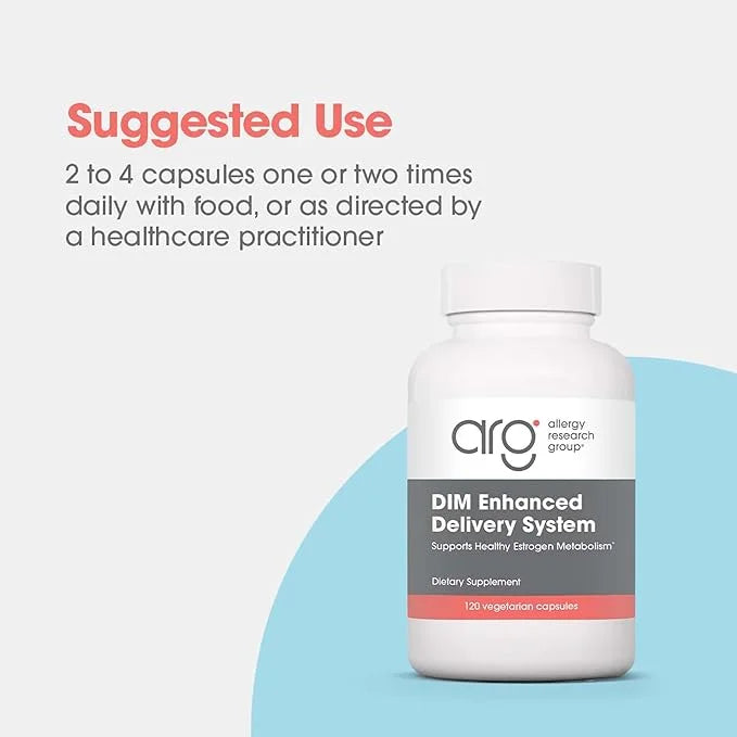 Allergy Research Group DIM Enhanced Delivery System Supplement - Supports Healthy Hormone Balance for Women, Promotes Heal...