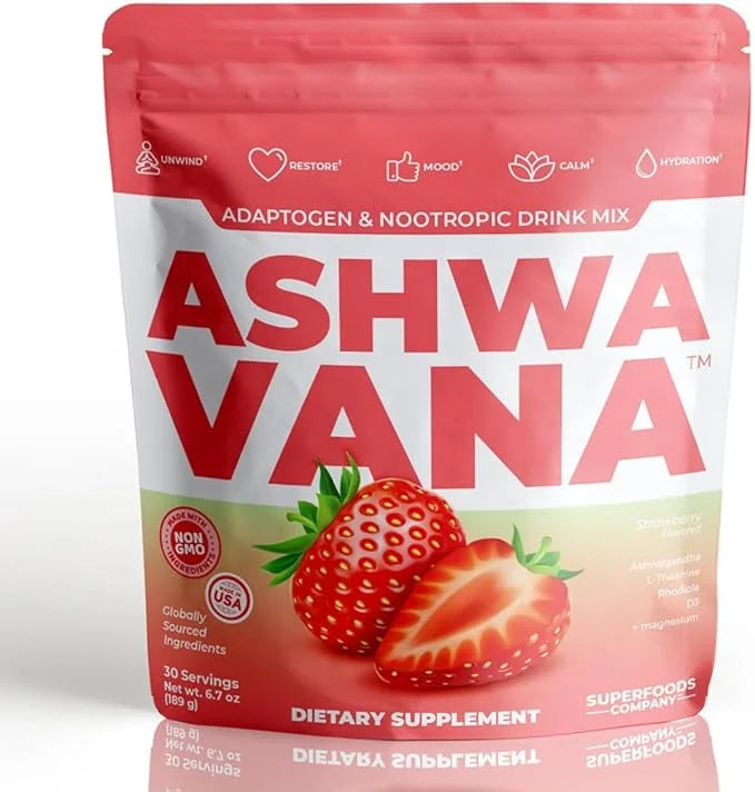 ASHWAVANA Zen Relax Drink Mix 60 Count 2)
