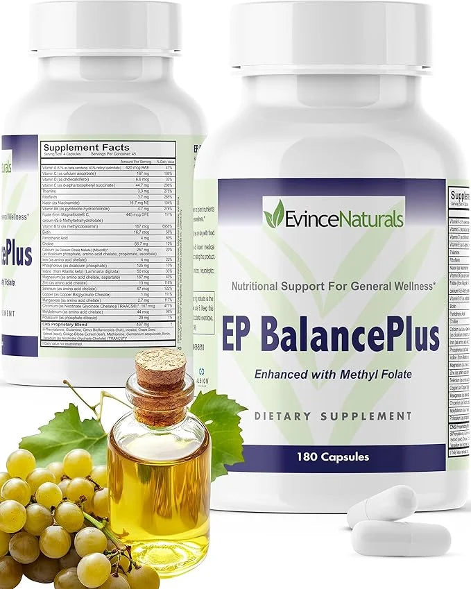 EP BalancePlus Multivitamin for Adults - Multivitamin for Men & Women with Vitamins and Minerals - Methyl Folate & Amino A...