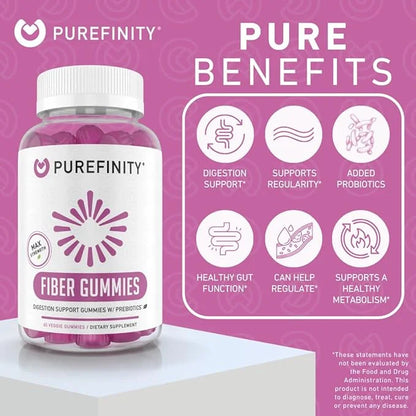 Fiber FOS Inulin Gummies – Chicory 60 Vegan