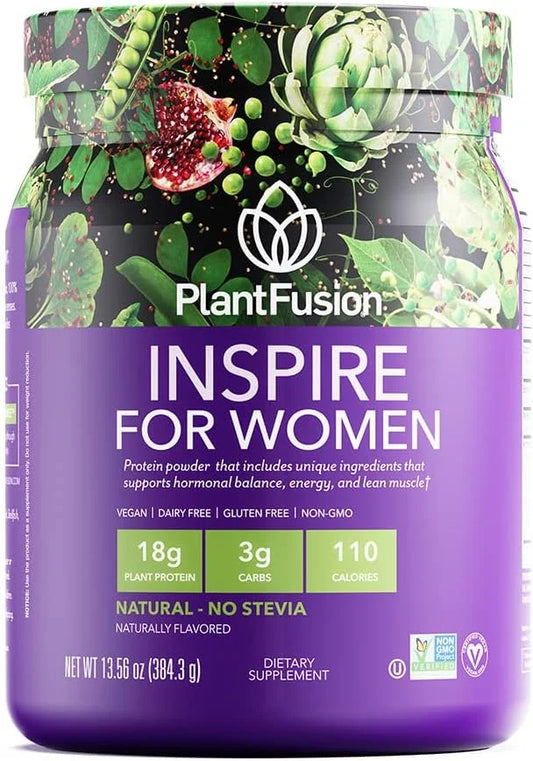 PlantFusion Inspire Plant Protein Powder for Women - Low Carb Protein Powder for Lean Muscle Support - Keto, Gluten Free, ...