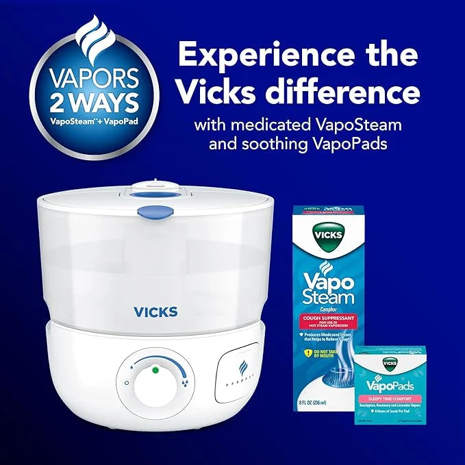 Vicks VapoSteam Medicated Liquid with Camphor, 8 Oz 2)