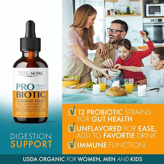 Liquid Probiotic for Women, Men, Kids,