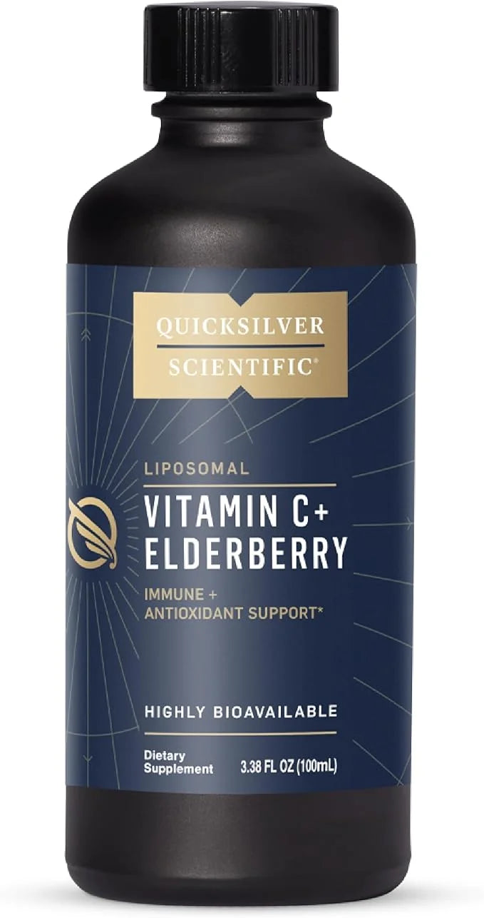Quicksilver Scientific Liposomal Vitamin C + Elderberry 1000mg with (100ml)