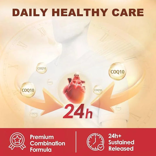 CoQ10 200mg Softgels with Vitamin E 3-6 -9 -9 & Q10 with 120 Servings