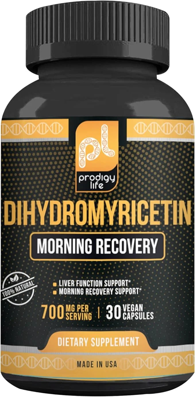 Dihydromyricetin (DHM) Supplement - Better Morning Recovery and Liver Detox Support Pills - with Milk Thistle Extract (400...