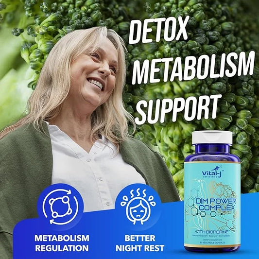 4-in-1 DIM Potent Complex 300mg - Estrogen Balance and Metabolism, Energy & Menopause Support Supplement with Bioperine (x...
