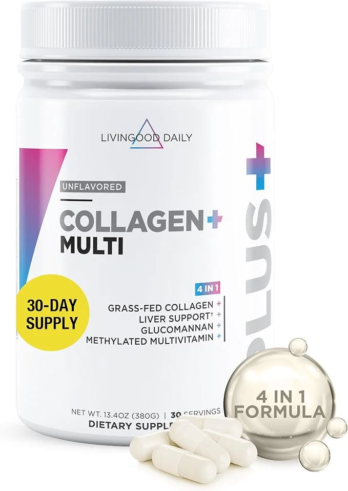 Livingood Daily Collagen Powder for Women 30 Servings