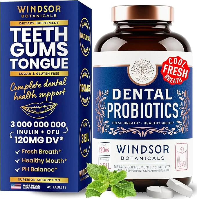 Oral Probiotics for Mouth and Bad Breath 3BN CFU 45 Chewable
