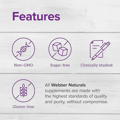Webber Naturals Collagen30 with Biotin, 2,500 5,000 mcg 120 Tablets,