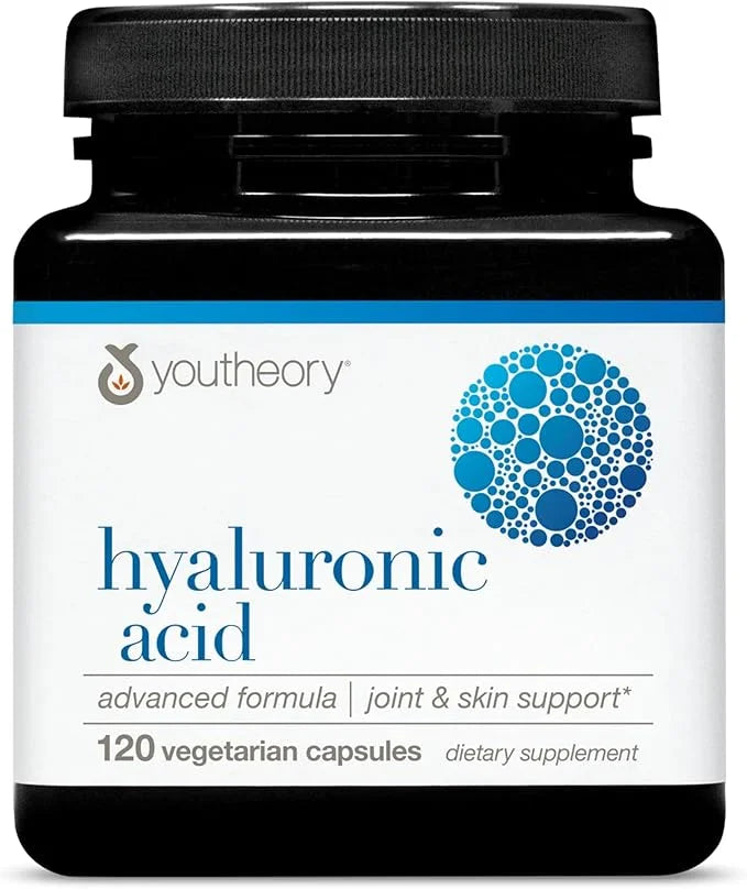 Youtheory Hyaluronic Acid Advanced Formula - Joint Support Supplement with Boswellia Extract* - Skin Health Supplement - D...
