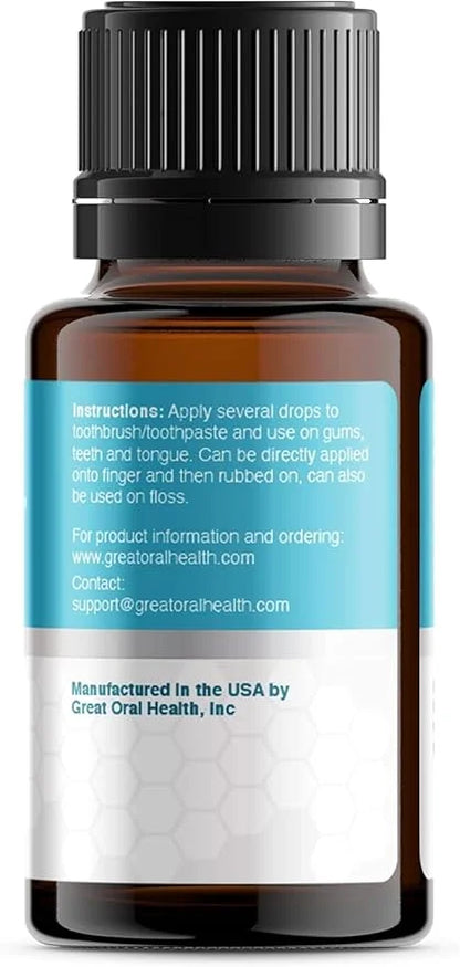 OraRestore Bad Breath Treatment for Adults Halitosis: Dentist Formulated Oral Rinse Concentrate Tooth Oil Liquid Toothpast...