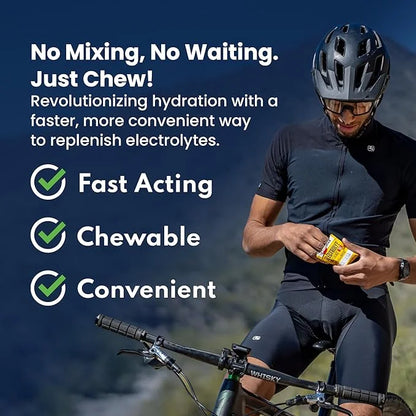 SaltStick Electrolyte FastChews - Mixed Berry Chewable Electrolyte Tablets - Salt Tablets for Runners, Electrolyte Chews f...