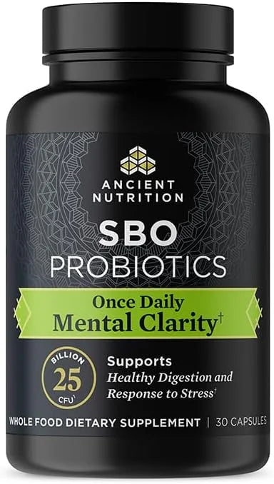 Probiotics for Mental Clarity by Ancient 30Ct, Helps 25 Billion