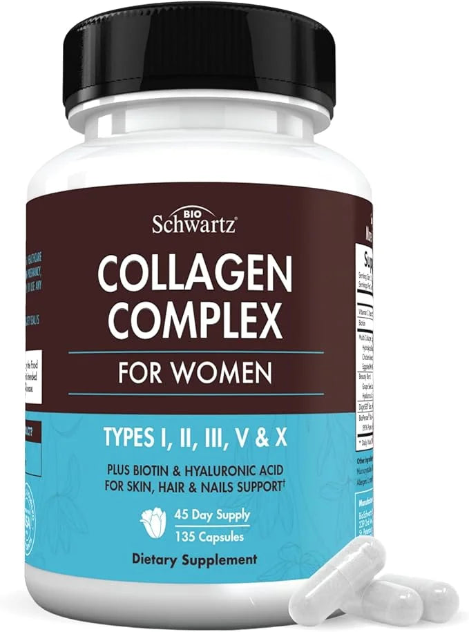 Multi Collagen Peptides Capsules for Women 135 Collagen