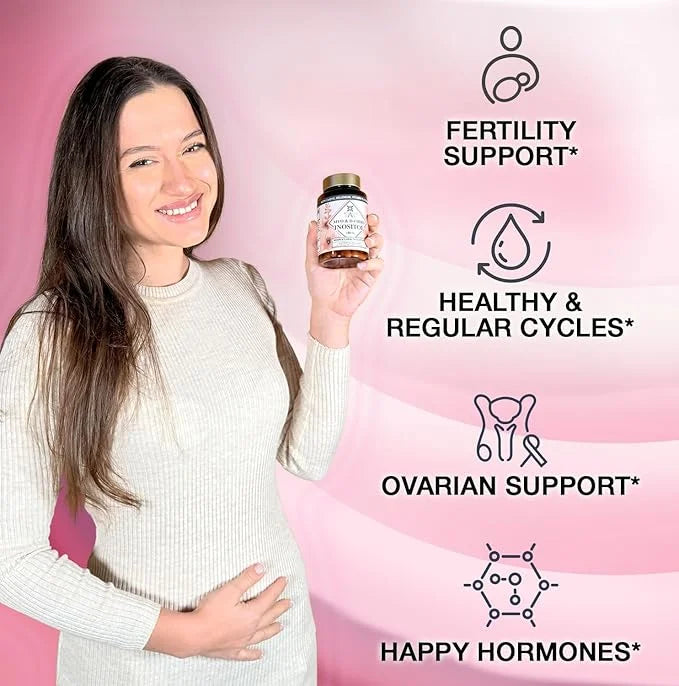 Myo-inositol & D-chiro Inositol Supplement for Women - Ideal 40:1 Ratio Complex for Fertility, Hormonal Balance, Menstrual...