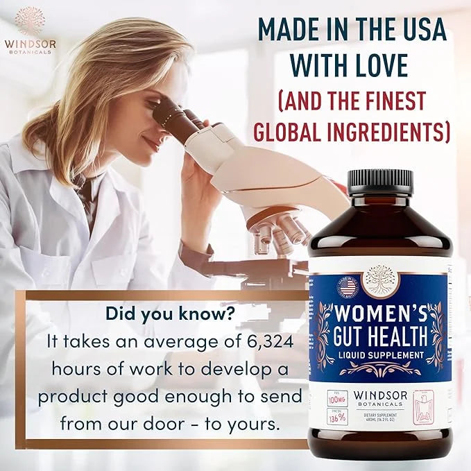 Complete Gut Health Supplements for Women 16oz (480ml) (480ml)