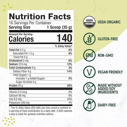 Purely Inspired Plant-Based Protein Powder (16 Servings) 20g of