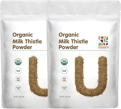 UNLEASH'D ORGANIC 2-Pack Milk Thistle Powder(1
