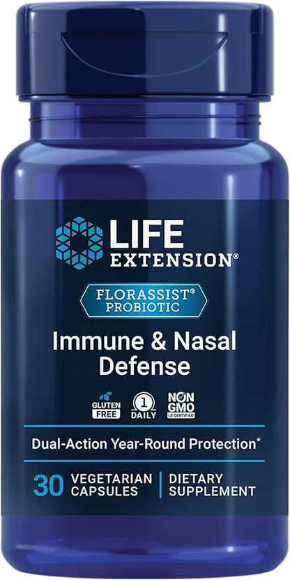 Life Extension FLORASSIST® Immune & Nasal Defense 30 Capsules