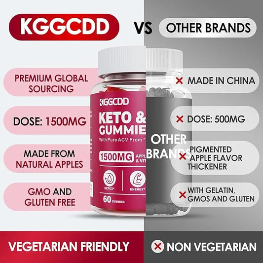(3 Pack) Keto ACV Gummies Extreme 1500MG Keto Gummies Apple Cider Vinegar Formulated with Pomegranate Beet Juice Powder B1...