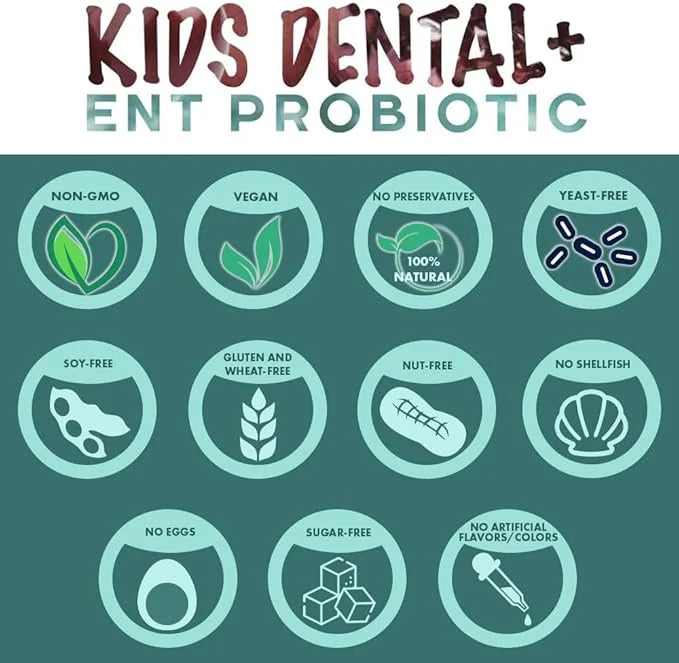 Children's Probiotics, 60 Cherry-Pomegranate Chewables - Easy to Swallow, Helps Digestive & Immune Support, Oral Probiotic...