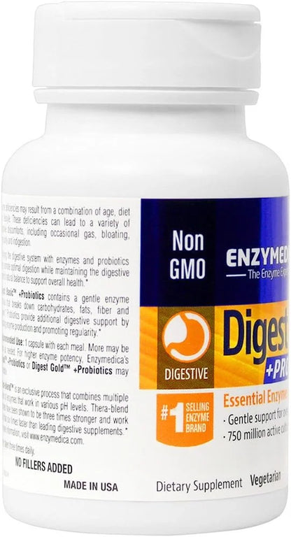 Enzymedica - Digest Basic + Probiotics, 30 Capsules