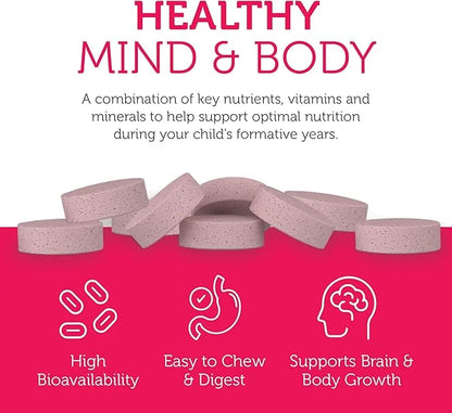 Zahler Kids Multivitamin Chewable Vitamin Tablet - Complete One Daily Kids Vitamins Supplement - Contains 20+ Minerals & V...