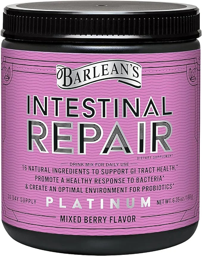 Barlean’s Intestinal Repair Gut Health Powder 16 Digestive 6.35 oz
