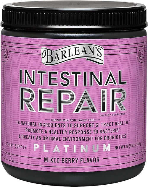 Barlean’s Intestinal Repair Gut Health Powder 16 Digestive 6.35 oz