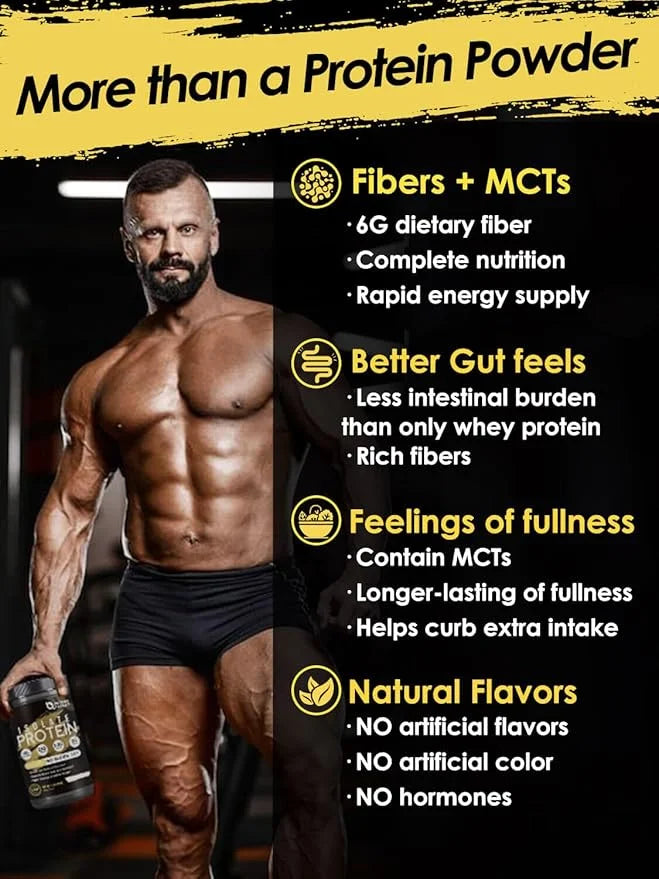 NATURE TARGET Whey Isolate Protein Powder, Unflavored, 25g Protein, Low Carb Protein Powder, Sugar-Free, for Men & Women, ...