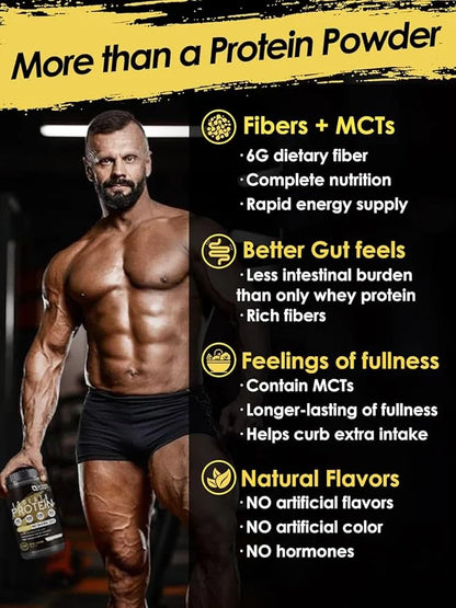 NATURE TARGET Whey Isolate Protein Powder, Unflavored, 25g Protein, Low Carb Protein Powder, Sugar-Free, for Men & Women, ...