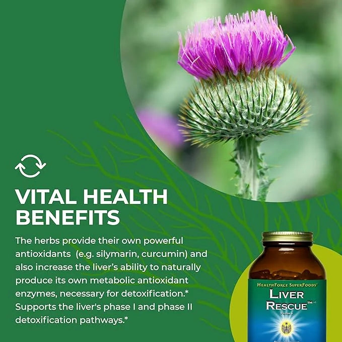 HEALTHFORCE SUPERFOODS Liver Rescue 360 Capsules