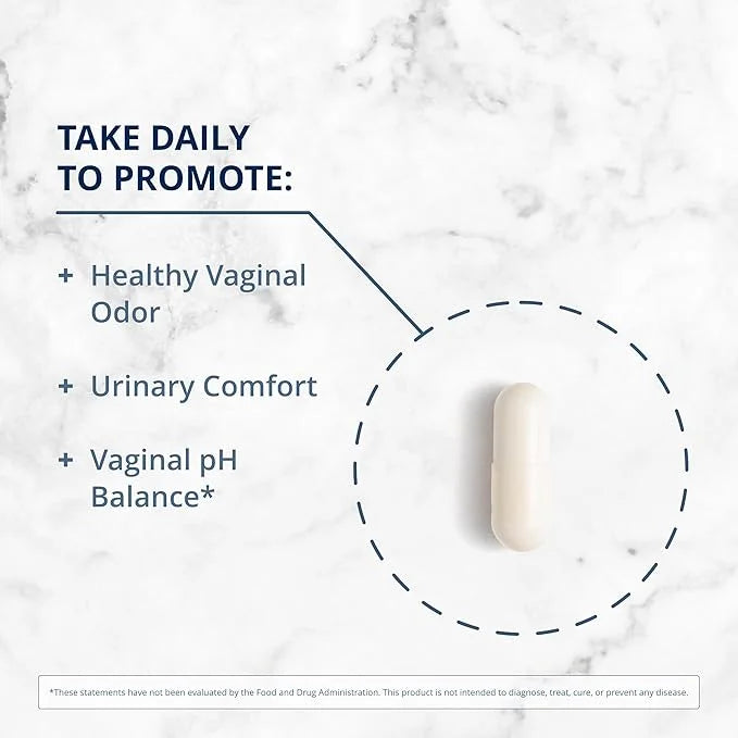 Metagenics UltraFlora Women's Probiotics for Vaginal Health GR-1 reuteri RC-14 - 30 Count