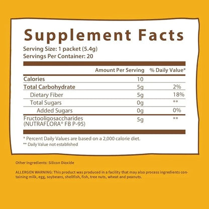 GOBIOTIX Fiber Supplement - Prebiotic Soluble Fiber Powder, Supports Gut Health and Digestive Regularity - Gummies Alterna...
