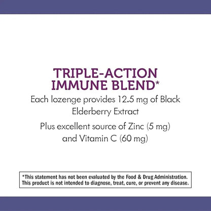Nature's Way Sambucus Zinc Lozenges 24 Lozenges